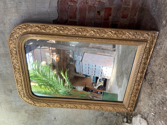 compromis Zeeman Seraph Antieke spiegel - Antieke spiegels met kuif , bladgoud, bladzilver oude  spiegels - antieke interieurs en oude interieurs van antieke - Benko