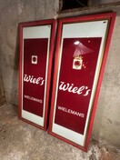 oude reclame glas wiel's